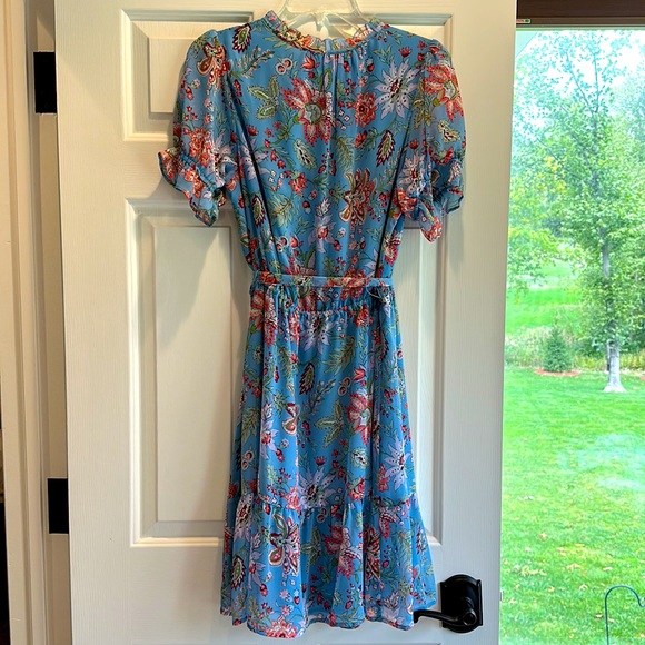 LOFT women’s Size M Floral Multi Color Lined Dress. Brand New! - Picture 4 of 4